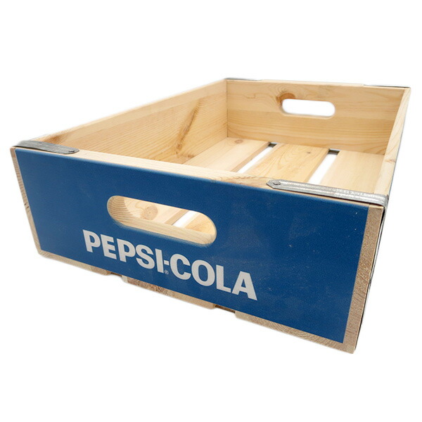 楽天市場】ペプシ 木箱 収納ボックス ウッドクレート PEPSI アメリカン