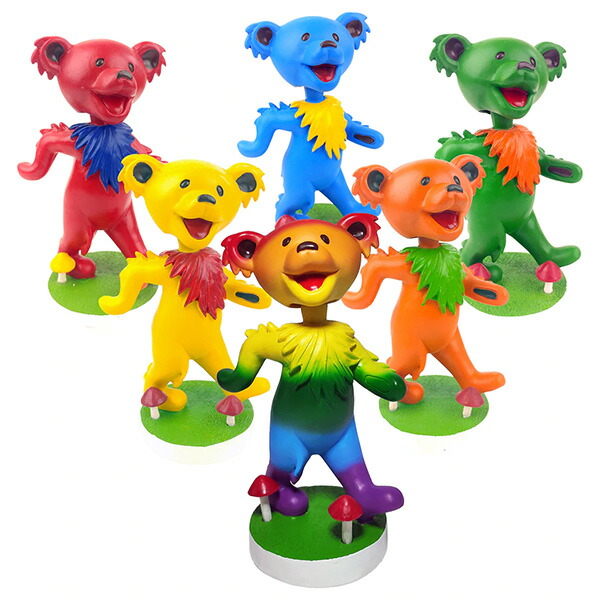 楽天市場】グレイトフルデッド ベア フィギュア グリーン ダンシング