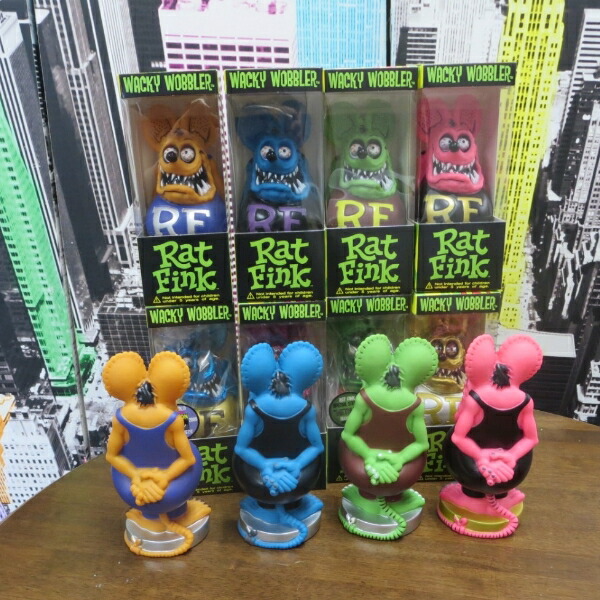 楽天市場】ラットフィンク フィギュア ファンコ 4体 セット ボビング
