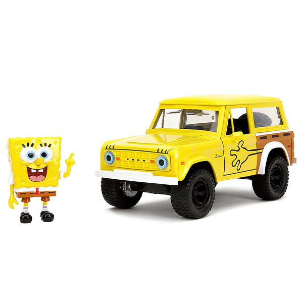 楽天市場】スポンジボブ ミニカー 1/24 フォード ブロンコ スポンジ