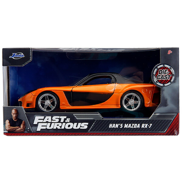 楽天市場】ワイルドスピード ミニカー 1/32 ハン マツダ RX-7 ダイ