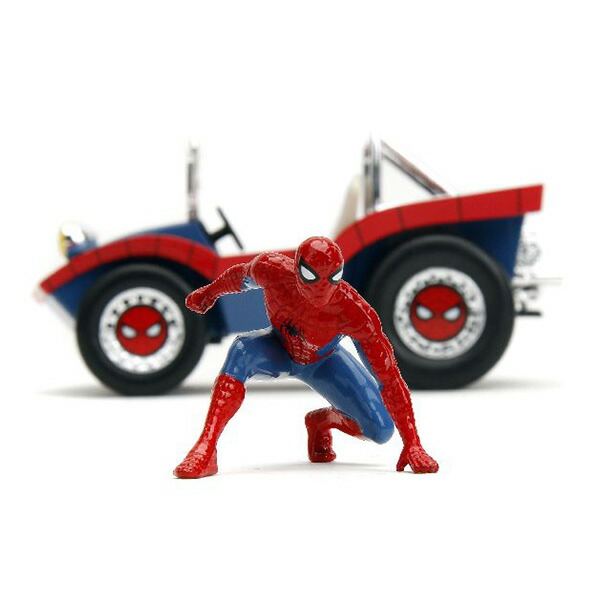 楽天市場】スパイダーマン ミニカー スパイダーマン フィギュア 付き