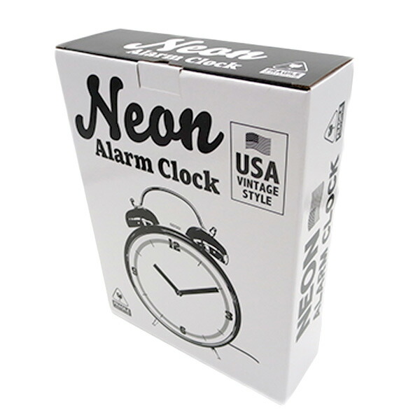 楽天市場】アラームクロック ネオンライト付き デイリー クイーン