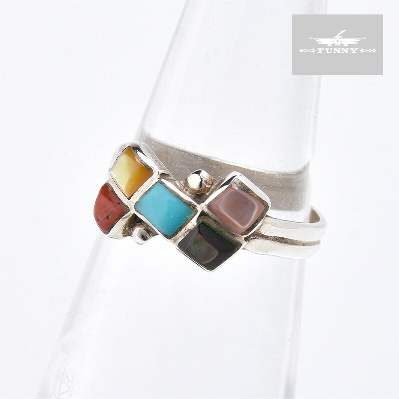 楽天市場】【FUNNY公式ストア】 ズニ族 マルチカラー インレイ リング