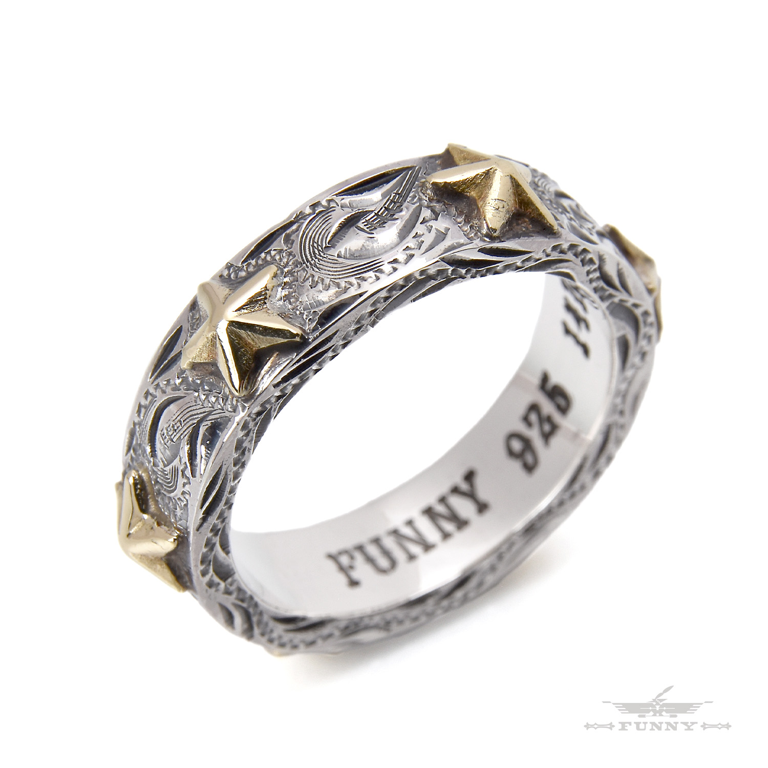 楽天市場】【FUNNY公式ストア】 6スターリング 【14K ゴールド スター