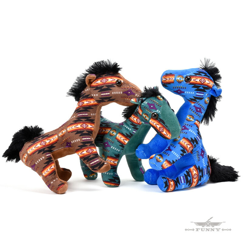 楽天市場】【FUNNY公式ストア】 NU TRENDZ Plush Toy Horse 人形