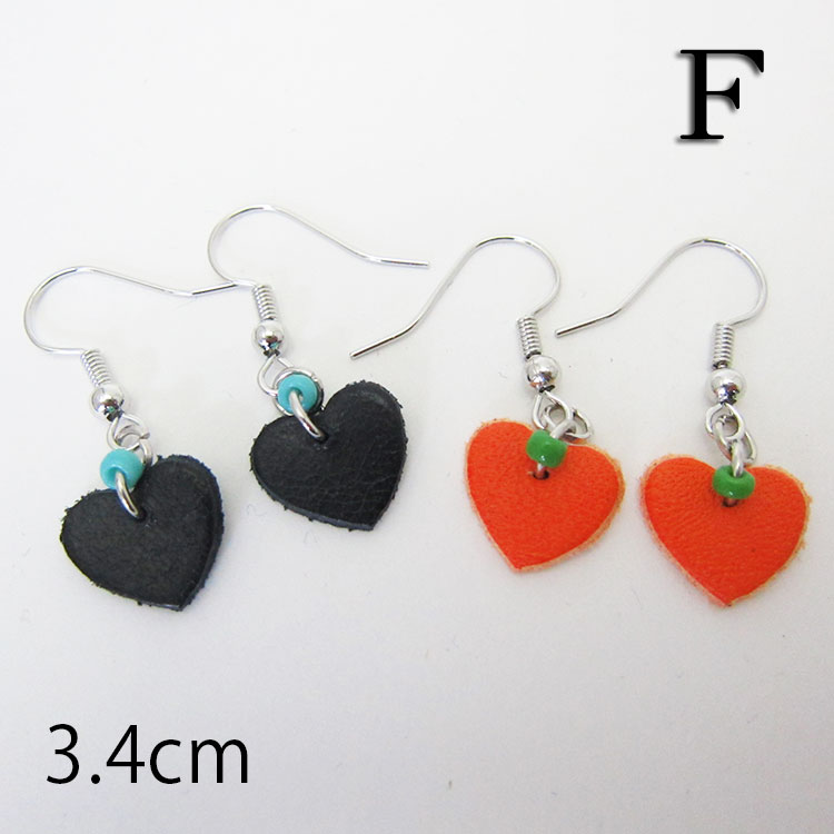 楽天市場】ピアス レザー 本革 ハンドメイド 革作家 工房 軽量