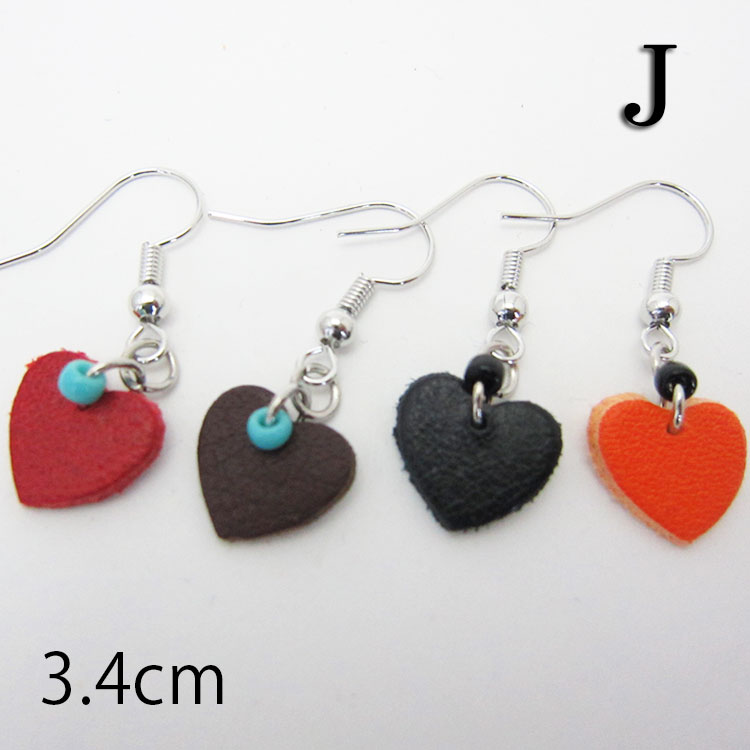 楽天市場】ピアス レザー 本革 ハンドメイド 革作家 工房 軽量