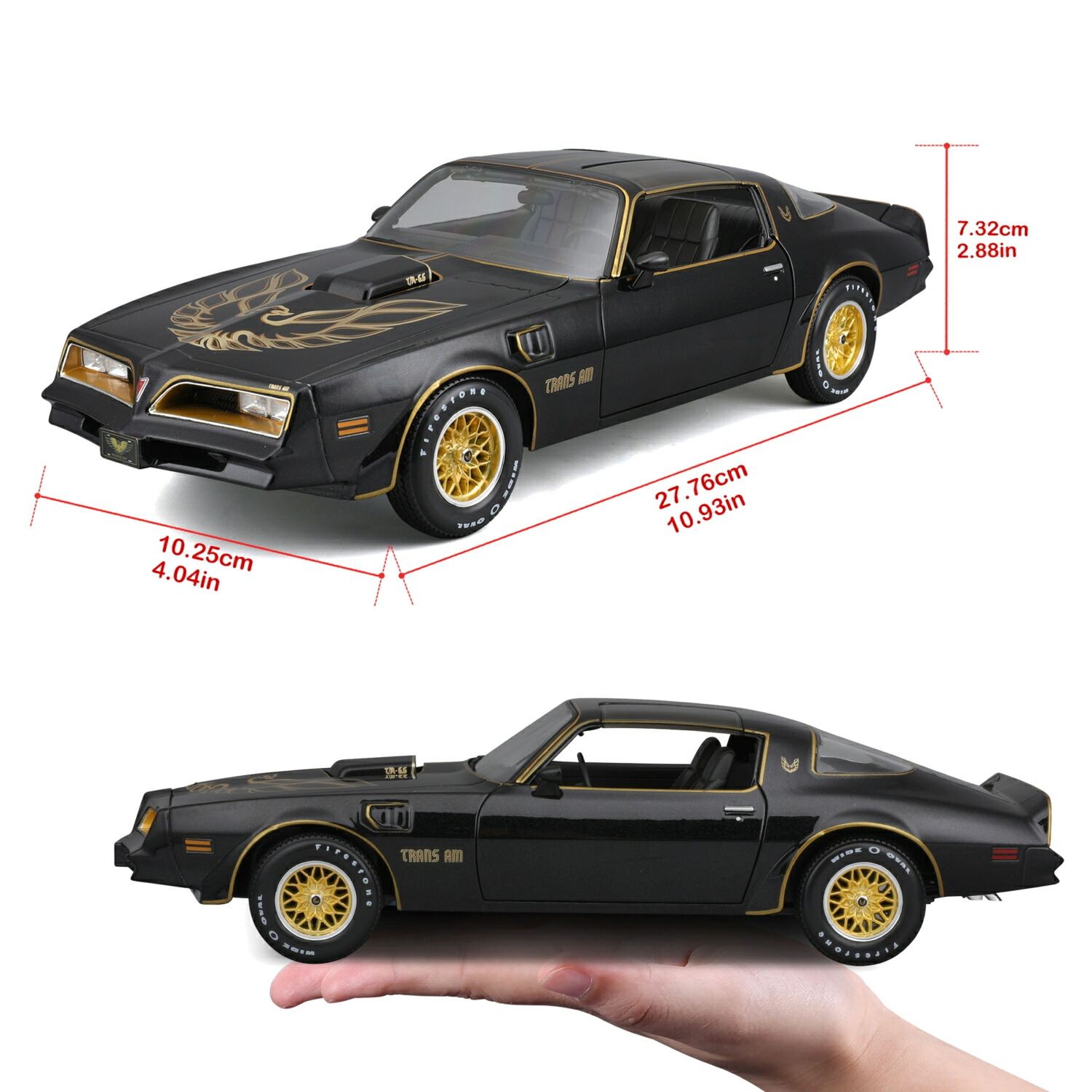 楽天市場】ミニカー 1/18 Maisto ポンティアック ファイヤーバード