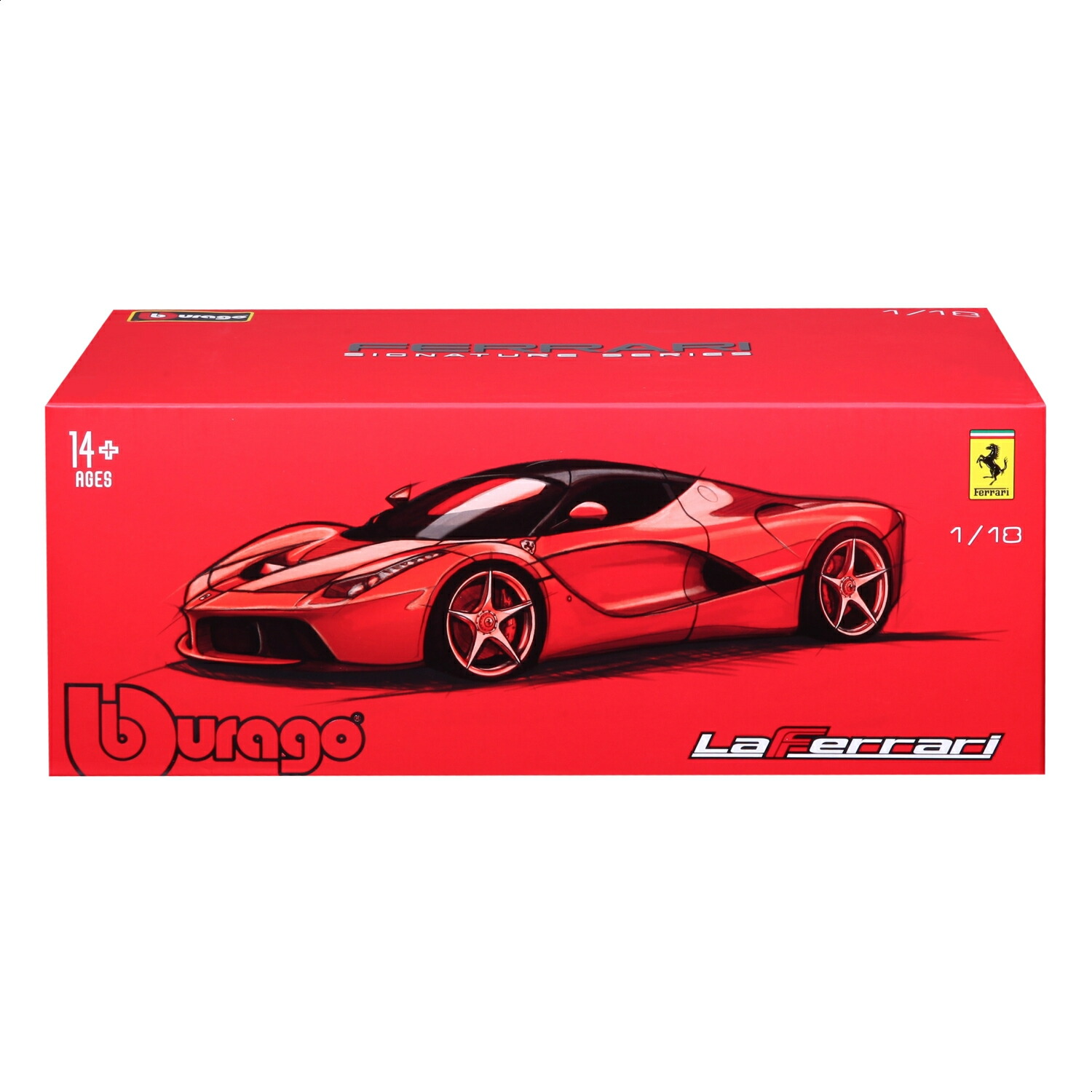 楽天市場】ミニカー 1/18 Bburago シグネチャーシリーズ フェラーリ ラ