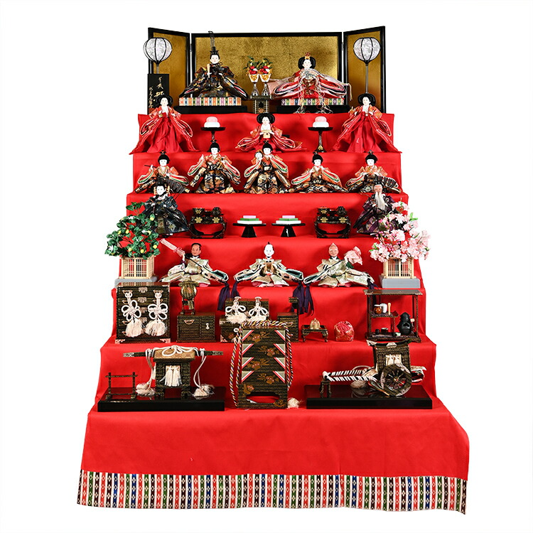 楽天市場】雛人形 7段 40号の通販