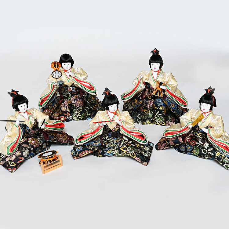 楽天市場】【雛人形】【緋毛氈七段】七段飾 万葉雛 緋毛氈段：九番親王