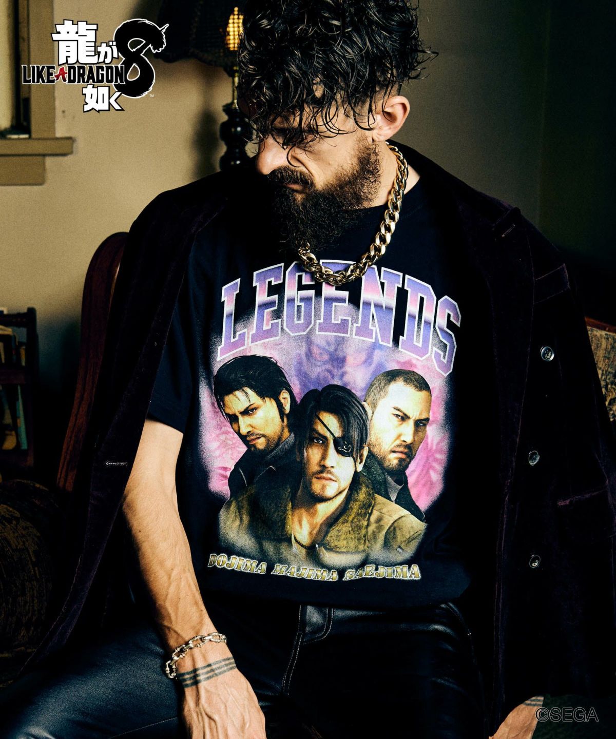 楽天市場】龍が如く8 glamb グラム 3 Legends T-shirts / スリー