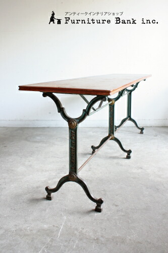 楽天市場】【中古】アンティーク アイアンレッグテーブル | テーブル