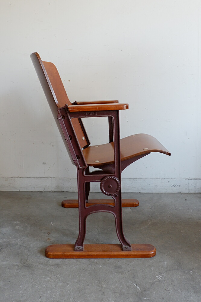 楽天市場】【中古】アンティーク シアターチェア おしゃれ 輸入家具