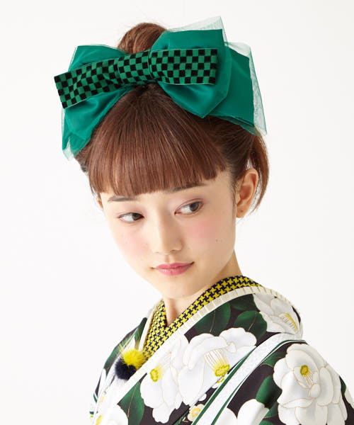 楽天市場】ヘアクリップ ベロアグランドリボン公式 ふりふ りぼん