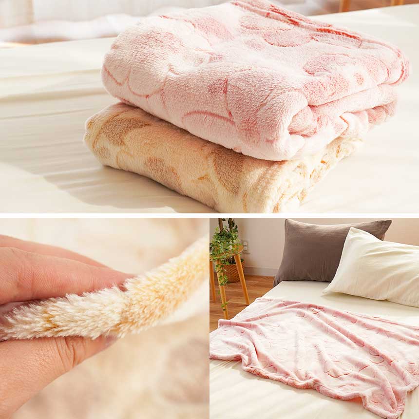 楽天市場】ふわさら フランネル ひざ掛け 毛布 70×100 100×70