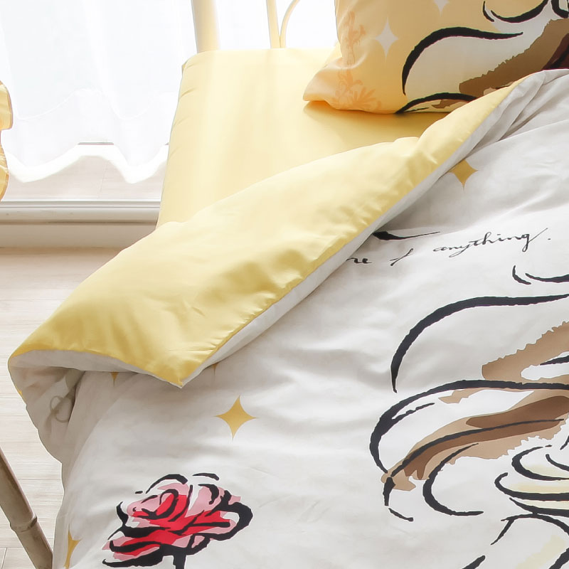 楽天市場】美女と野獣 ベル カバー3点セット 布団カバー シーツ ピロー