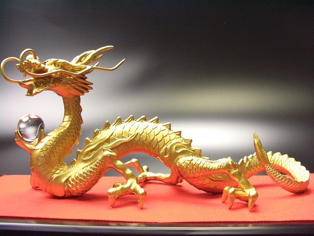 楽天市場】＼17年連続↑ランキング1位／龍 置物（金運 仕事運）風水 龍