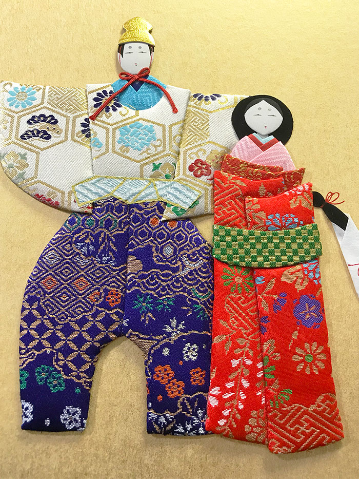 楽天市場】雛人形 ひな人形 かわいい 押絵 手作り 壁掛け 色紙 立雛