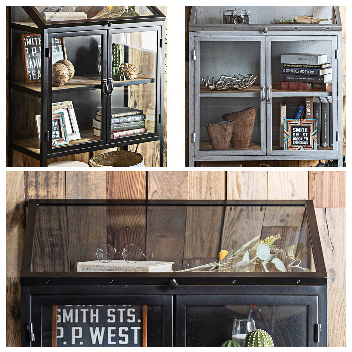 楽天市場】【開梱設置付】 キャビネット ガラスキャビネット ブラック