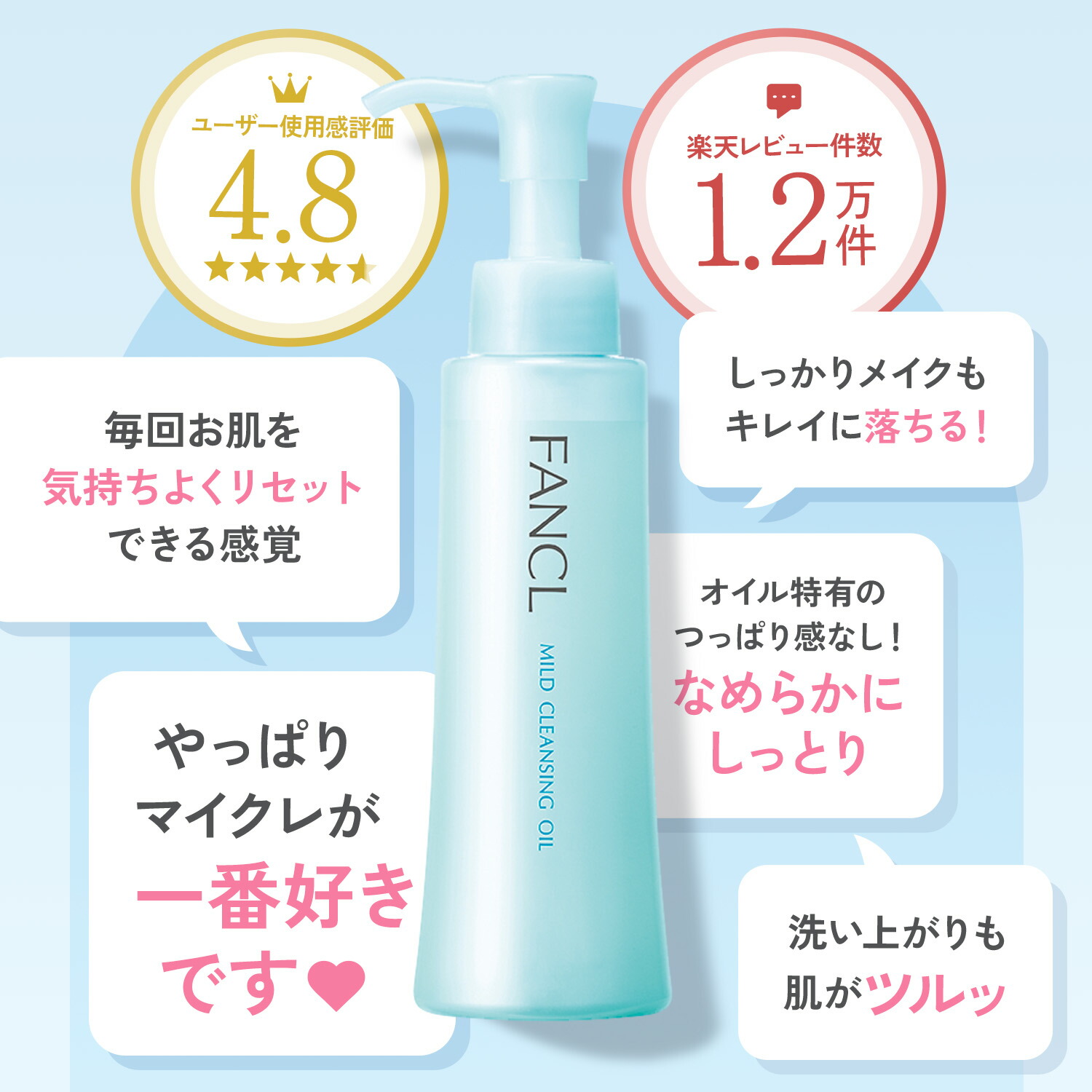 楽天市場】マイルドクレンジング オイル 10包 【ファンケル 公式