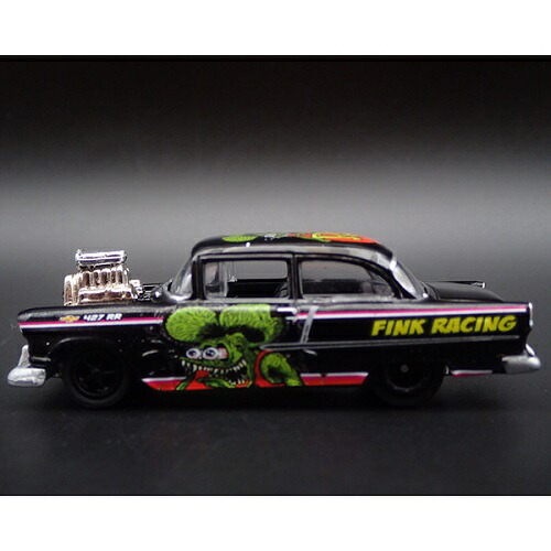 楽天市場】ダイキャストメタル 1:64 Rat Fink 1955 Chevy 2-Door Sedan