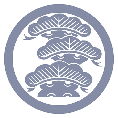 楽天市場】家紋 ステッカー「丸に荒枝付き右三階松」 13cmサイズ