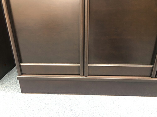 小島工芸 ベーシックボードシリーズ 書棚 幅120cm 開戸タイプ 板扉 本棚