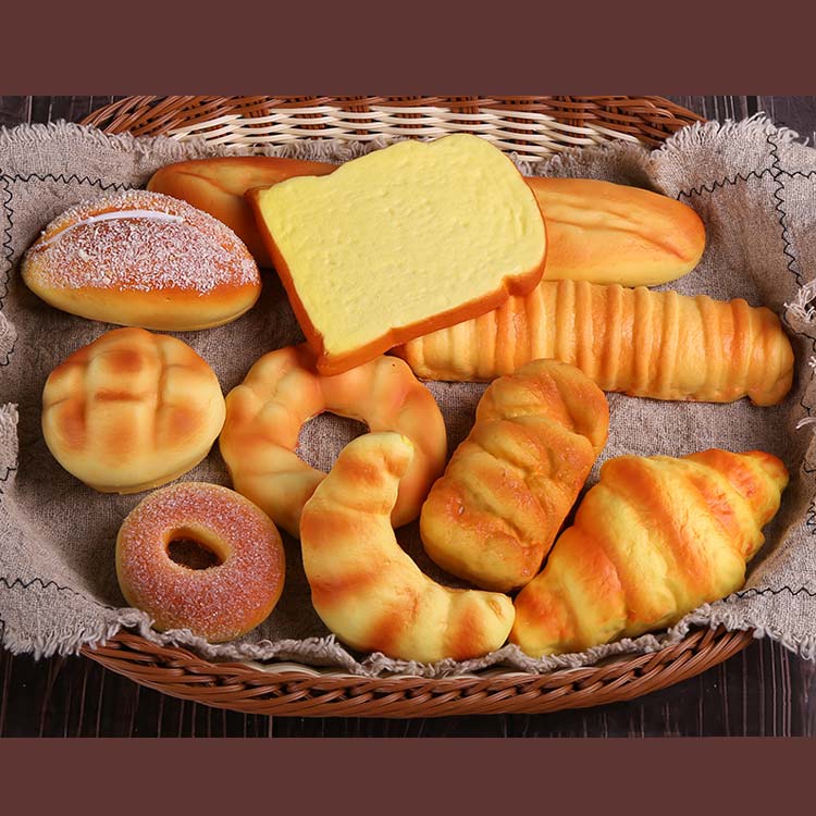 楽天市場】食べられない 食品サンプル パン ブレッド 10個セット カゴ