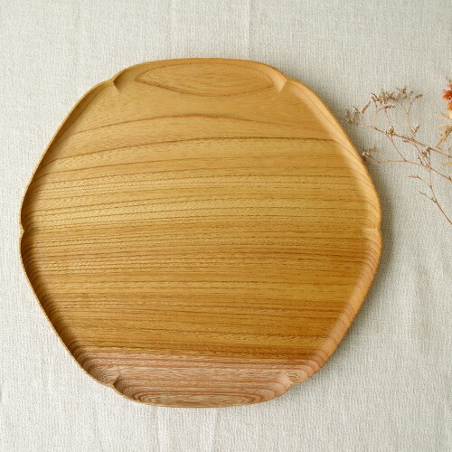 楽天市場】【レビュー特典あり】 四十沢木材工芸 KITO 雪輪盆 大