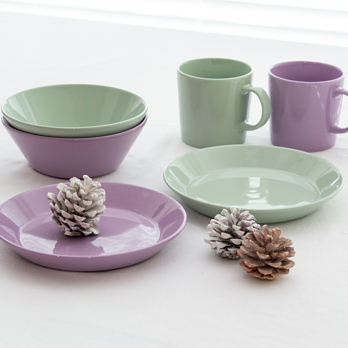 楽天市場】イッタラ ティーマ プレート 17cm ライトライラック セージ