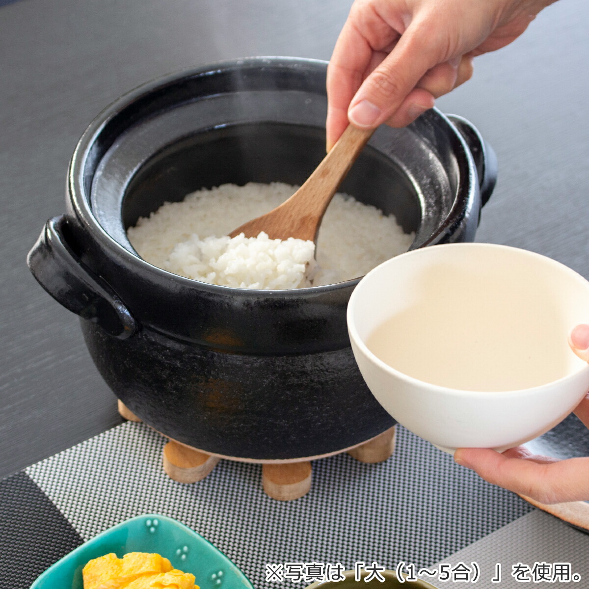 楽天市場】ごはん鍋 3合 小 土鍋 カネフサ製陶 信楽焼 炊飯 炊飯土鍋