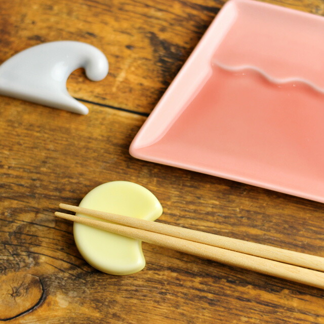 楽天市場】富士山と月と波 小皿＆箸置きセット(小皿 セット おしゃれ