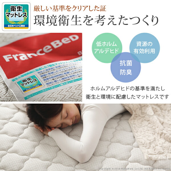 楽天市場】フランスベッド ダブル マットレス『マルチラススーパー