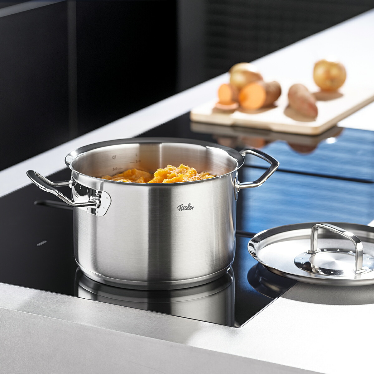 Fissler フィスラー ソレア24センチシチューポットガラス蓋付き Amazon