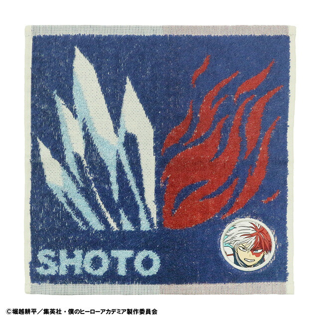 楽天市場】僕のヒーローアカデミア 轟焦凍 個性 ミニタオル 抗菌防臭