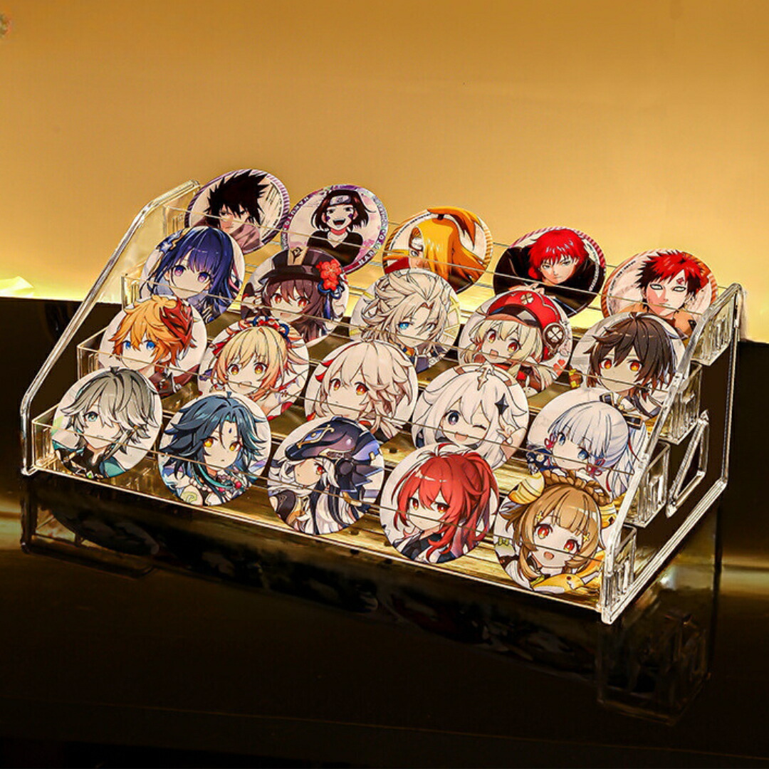 楽天市場】缶バッジ 収納 アクリルスタンド アクスタ アクキー