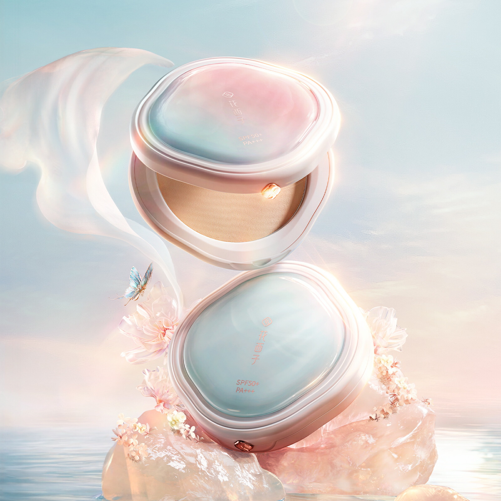 楽天市場】【小田切ヒロ愛用！】花西子 FLORASIS 玉容凝脂 プレスト