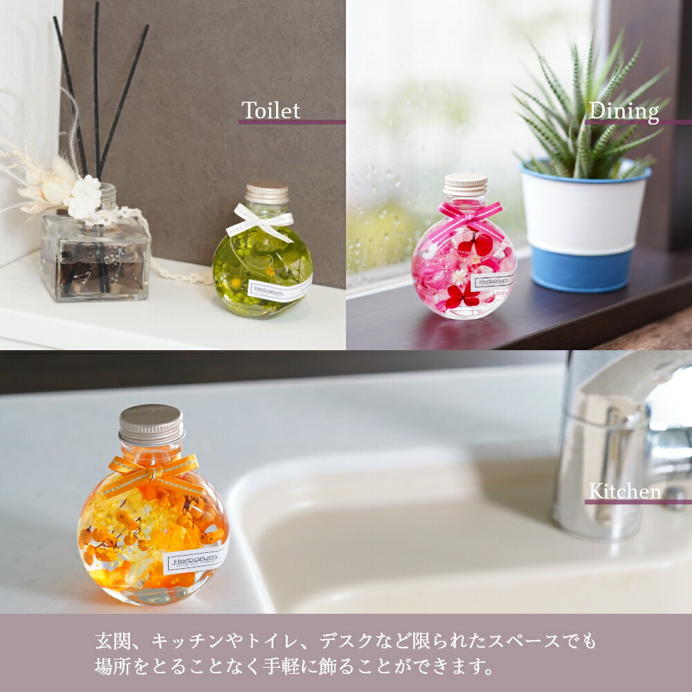 楽天市場】ギフト ハーバリウム 全6色からお好きに選べる1本入りギフト