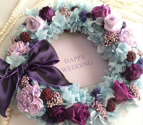 楽天市場】【ウエルカムスペース フラワーリース 結婚祝 結婚式 お祝い