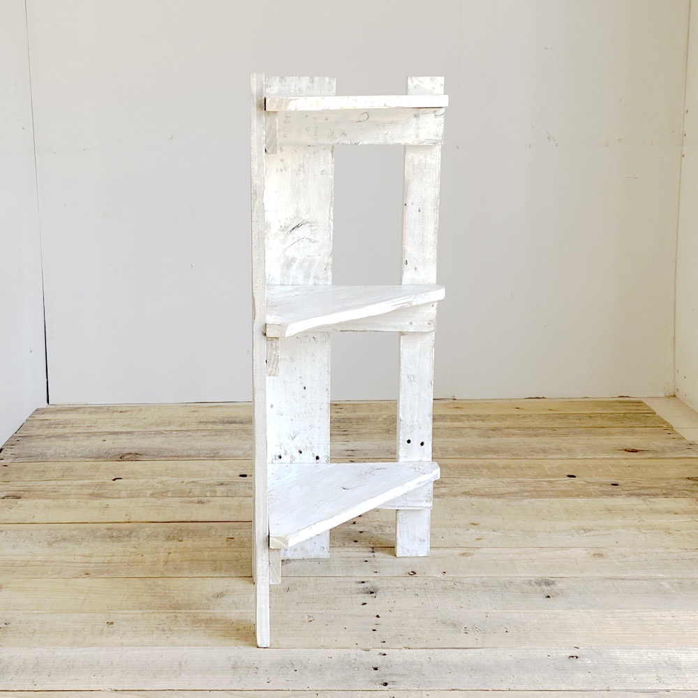 楽天市場】cafemoku コーナーシェルフ 3段 ホワイト コーナーラック