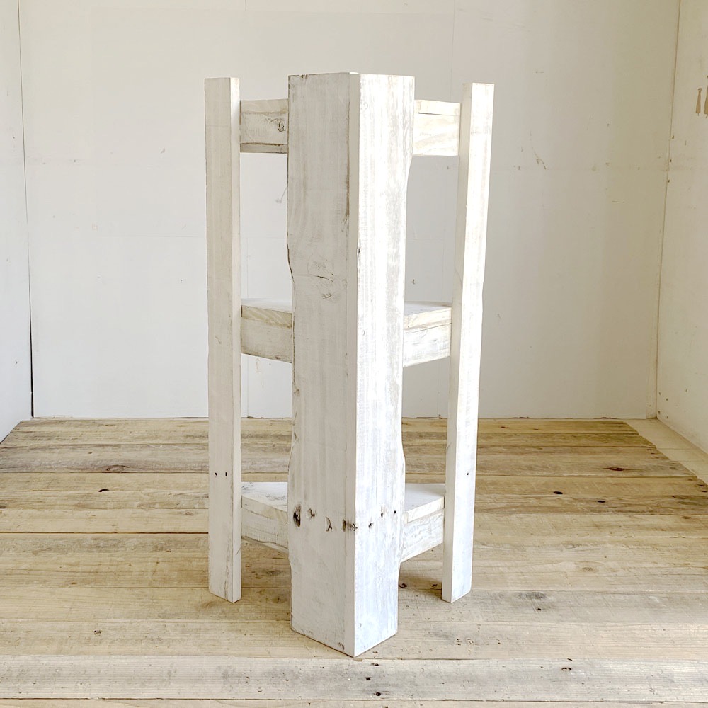 楽天市場】cafemoku コーナーシェルフ 3段 ホワイト コーナーラック