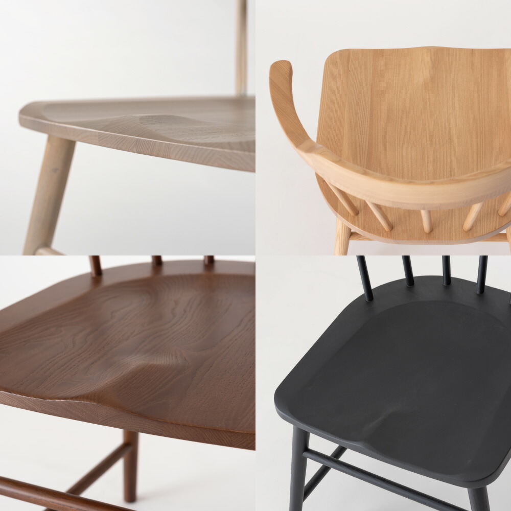 楽天市場】ダイニングチェア 座面高44cm ウィンザーチェア チェアー