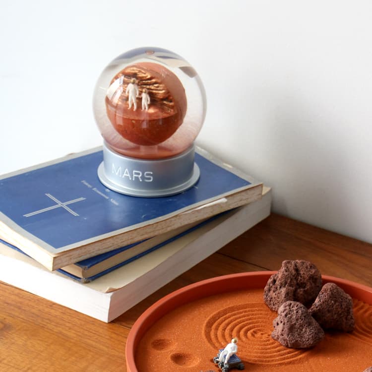 楽天市場】スノードーム Mars Dust Globe マーズダストグローブ