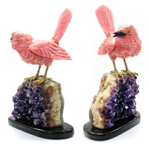 楽天市場】極上品 インカローズ（ロードクロサイト) 鳥 彫刻