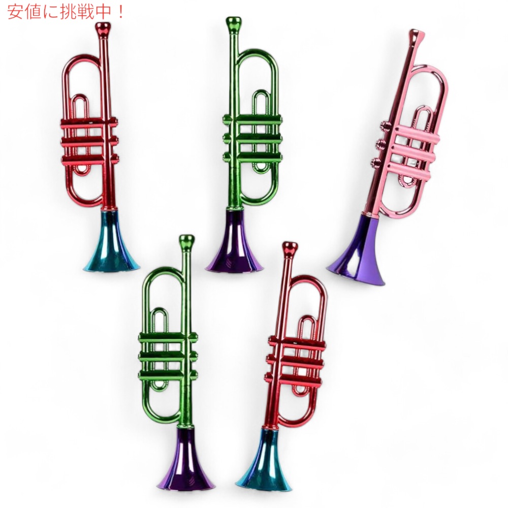 楽天市場】33センチ メタリックトランペット 5本セット おもちゃの楽器