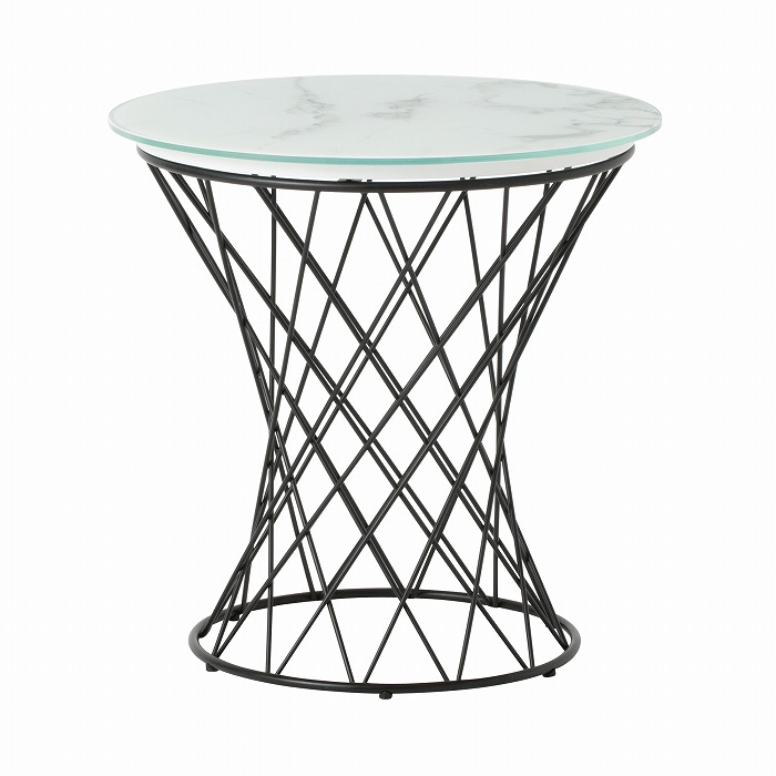 楽天市場】Francfranc フランフラン マーリア ガラステーブル 丸 ロー