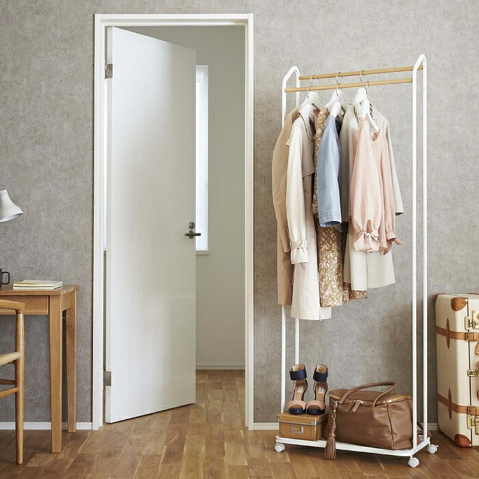 楽天市場】Francfranc フランフラン タワー ハンガーラック キャスター