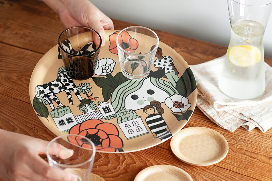 楽天市場】トレイ 31cm マリキュラ（マリメッコ／marimekko） : free